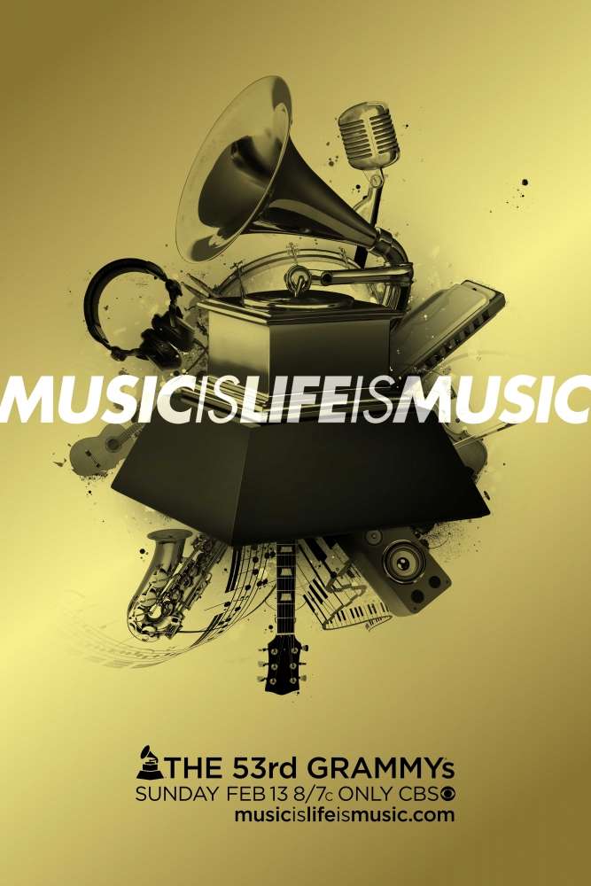 Постер фильма 53-я церемония вручения премии &laquo;Грэмми&raquo;